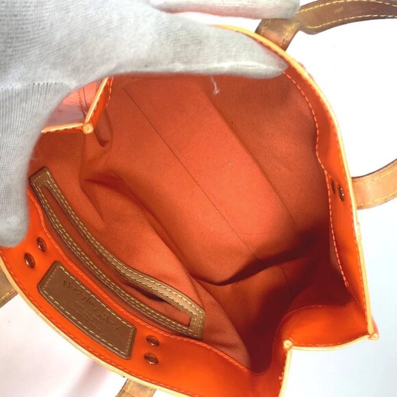 LOUIS VUITTON M91905 MonogramVernis Fluo Lead PM Hand Bag Tote Bag - Picture 9 of 16